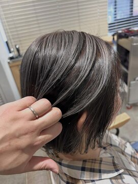 ラピスタ 池袋(Lapista) 韓国ヘアハッシュカットダブルハイライトカラー【Lapista池袋】