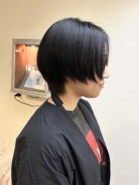 エクテ(ecouter) ダークアッシュシャギーウルフシャギーショートショートウルフ