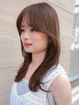 ラフ フロム ガーデン(Laf from GARDEN) くびれミディアム/レイヤー/顔周り/小顔/ベージュ/20代30代