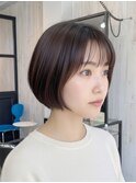 シースルーミニボブ　　ミニボブ／シースルー