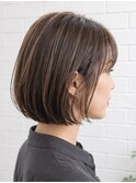 艶感ストレートボブ