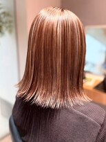 ナチュラル ヘアーデザイニング(Natural hair designing) 大人の艶感/切りっぱなしミディ/韓国風ヘア/艶ベージュブラウン