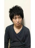 男の束感カット