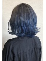 美容室テク アート バイ シック Blue Gray