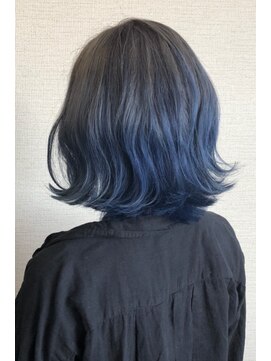 美容室テク アート バイ シック Blue Gray