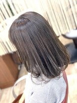 ヘアーサロン イルア 北越谷(hair salon I'LUNA)&nbsp;グレージュワンカールボブ