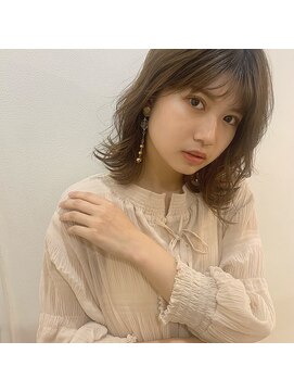 キッカ(kicca) 【kicca】シースルーバング×ロブヘア