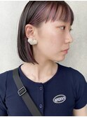 バングインナーカラー モードスタイル