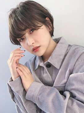 サロン(Salon) 耳掛けナチュラル小顔ショート ダメージレスハイライトカラー