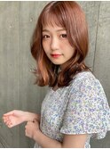 20代30代韓国エアリーミデイアム短め前髪大人かわいい美髪