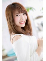 ヘアアンドビューティー ミック(Hair & Beauty miq)&nbsp;大人ガーリーチェリーブラウンSWEETセミディa1