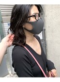 ＊ミディアムロブ ニュアンスパーマ 表参道