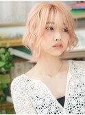 外国人風ハイライトこっくりピンクベージュa大宮10代20代30代