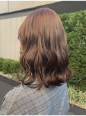 *ブリーチなしブランドベージュ透明感艶髪ミルクティーベージュ