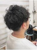 メンズ 波巻きツイスパ パーマ