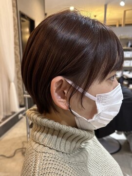 グラム 安城桜井店(gram) おくれ毛_耳掛けショート_スッキリショート
