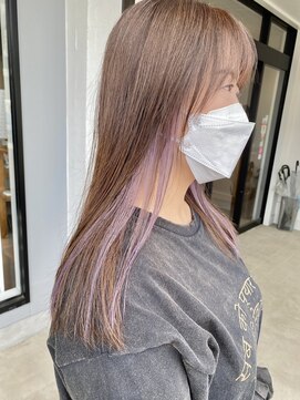 ナンバー(number+) 20代30代大人かわいいピンクラベンダーイヤリングカラー