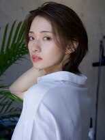 エインアンリー 表参道(AIN.ANLY.) 前髪なし外はねウルフボブ20代30代40代【AIN.表参道】川原大地