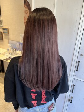 トライベッカスマートサロン(TRIBECA smart salon) チェリーレッド×サラツヤトリートメント