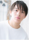 長めバングがポイント!マットブラウンウルフショートc戸田公園