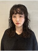 前髪パーマ_ニュアンスパーマ_ミディアムパーマ_ロングパーマ