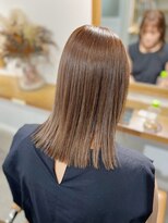 ローレンジウ(LOREN JU)&nbsp;透明感髪質改善ベージュダブルカラーミルクティーグレージュ