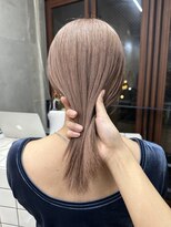 ソルトウォーター(SALT WATER) ピンクベージュ 柔らかベージュ ダブルカラー