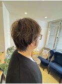 《緑橋/城東区/女性サロン》ショート×ニュアンスパーマ