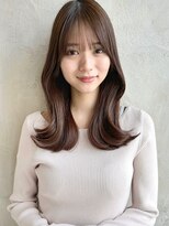 アフロート ルヴア(AFLOAT RUVUA)&nbsp;くびれヘア/レイヤー/顔まわり/サイドバング/こなれミディ