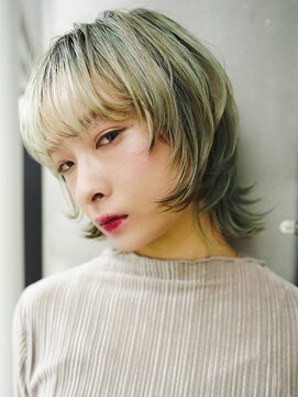 マノ 千歳烏山(MaNO) 【m4】大人ショートハイライト髪質改善キッズカット前髪30代53