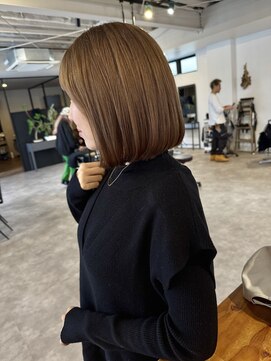 ナンバー(number+) 20代30代40代大人可愛いミルクティベージュダブルカラー