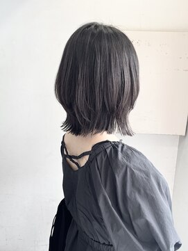 キャンバス バイ ネオリーブ 横浜西口(Canvas by neo.) ボブレイヤー ダークグレージュ 暗髪 【miku】