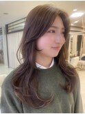 __ロングレイヤー__海外風レイヤー__カーテンバング