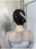long  hair arrange