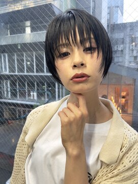 ヌード(NUDE) NUDE10代20代30代40代黒髪風 顔周りレイヤー 大人ショートボブ