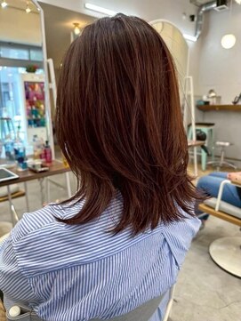 コンティロミー(CONTI ROMMY.) 人気!レイヤーカット☆くびれウルフミディアムレイヤー髪質改善