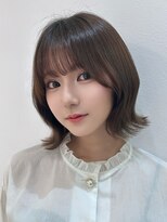 シー バイ ロンド 新宿(Sea by Lond)&nbsp;ミディアム×暗めカラー[デザインカラー/フェイスフレーミング]