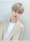 メンズカットメンズヘアシースルーマッシュダウンパーマ