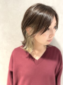 ロスコ(ROTHKO) 【イヤリングカラー肩上ボブ】