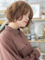 カバーヘア ブリス 上尾西口店(COVER HAIR bliss) センターパートフレンチガーリーボブパーマA3上尾20代30代40代