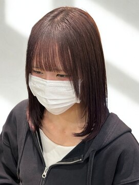 スウィープ 札幌大通(sweep) ピンクバイオレット×軽やかボブ♪札幌大通◎