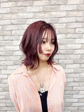 ヘアーアンドアイラッシュ ビス 下曽根店(Bis!) ボルドーレイヤーミディ