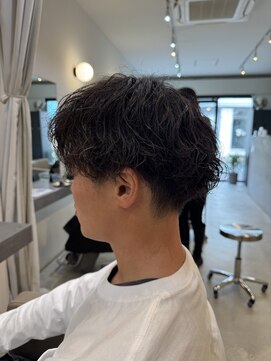 メンズバイココテラス 豊中(men's by cocoterace) メンズ無造作パーマスタイル