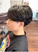 フェザーパーマ【メンズ/パーマ/眉毛/沖縄市/美里】