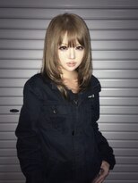 オルン(ORGN.)&nbsp;平成ベージュ レイヤーカット ベージュカラー 平成カラー