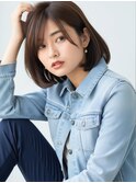 ボブ×20代30代×ナチュラルボブ×チョコレートブラウン×池袋