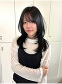 レイヤーハッシュカット