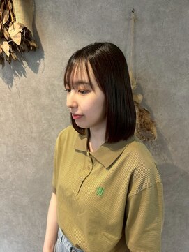 パーミル ヘア クマモト(permille ‰ hair Kumamoto) 縮毛矯正×ボブ