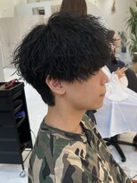 ラ ポルト ドゥ サワ(La Porte de SAWA)&nbsp;波巻きツイストスパイラル【メンズパーマ/メンズヘア/長野市】