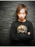 ワイルドな男らしさアップバングミディアム【五反田】